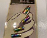 Revlon Street Wear Party Nails Holographic Press-On Magenta New in Packa... - $9.89