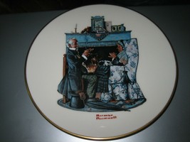 Danbury Mint Norman Rockwell "Tea for Two" Ltd Ed Gorham China Collector Plate - £17.50 GBP