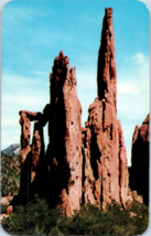 Ruins of Montezumas Temple in the Garden of the Gods Colorado Postcard - £24.13 GBP