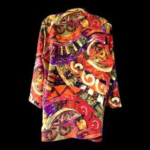 Blazer Suit Jacket Jordana 80s Core Abstract Art Geometric MEDIUM 10-12 ... - £30.36 GBP