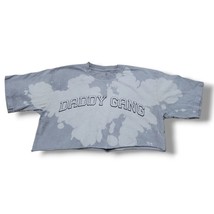 Barstool Sports Top Size Small Crop Top &quot;Daddy Gang&quot; Graphic Tee Graphic Print - £20.12 GBP