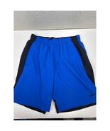 Nike Men&#39;s Athletic Shorts Blue Black Performance Dri-Fit Size Medium 8&quot;... - $28.02 CAD