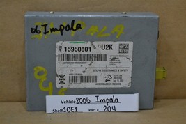 2006-2011 Chevrolet Impala XM Satellite Radio Receiver 15950801 Module 0... - $18.49