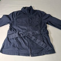 Maurices Women's Blue Full Zip Pockets Coat Jacket Measured Chest 40" image 5