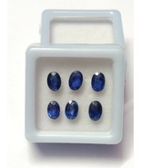 Blauer Saphir Edelstein 4x6 MM Oval Schliff Blau Lose Saphiren - £21.08 GBP+