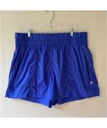 Fabletics Plus Size 2XL Purple Shorts Ultra High Waisted Nylon Pockets L... - $30.81