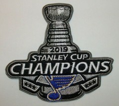 St. Louis Blues 2019 Stanley Cup Champions Embroidered Patch~3 5/8&quot; x 4&quot;... - $90.49 MXN