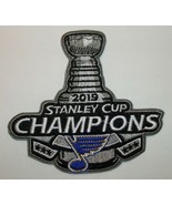 St. Louis Blues 2019 Stanley Cup Champions Embroidered Patch~3 5/8" x 4"~Iron On - $4.85