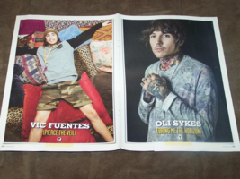 VIC FUENTES OLI SYKES THE DILLINGER ESCAPE PLAN A DAY REMEMBER POSTER 41... - $7.92
