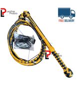 Cowhide Leather Bull Whip 6FT Handmade 16 Plait Braided Indiana Jones Style - €47,98 EUR