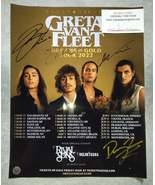 Greta Van Fleet Hand Signed Autograph Poster COA - £275.22 GBP