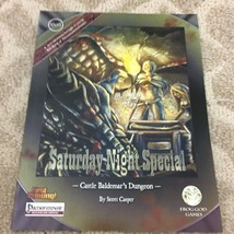Frog God Games Saturday Night Special Castle Baldemar&#39;s Dungeon S&amp;W Paperback - £9.58 GBP