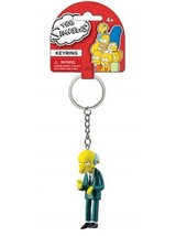 The Simpsons TV Series Montgomery Burns 3-D PVC Figural Key Chain NEW UN... - $5.94