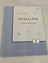 Spelling for Christian Schools Teachers Manual Rod and Staff - $7.95