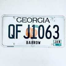 2017 United States Georgia Barrow County Passenger License Plate QF J1063 - $16.82