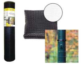 Deer Netting Fence 84&#39;&#39; H X 100&#39; L w/Mesh 0.75&#39;&#39;, Plastic - Garden Craft... - $59.39