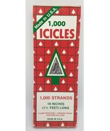 Vintage NOS Tinsel Icicles 1000 Strands  18&quot;- Sealed Pkg - Rauch Industr... - €17,03 EUR