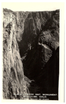 RPPC Postcard Colorado Black Canyon National Monument Colorado - £7.87 GBP