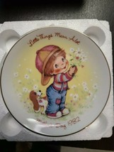Vintage Little Things 1982 Mother&#39;s Day Plate Avon Gift Collector 5&#39;&#39; - £3.73 GBP