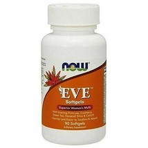 NEW Now Supplements Eve Women&#39;s Multivitamin with Evening Primrose 90 Softgels - £20.62 GBP