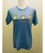 Anvil T Shirt Womens Santa Barbara Museum of Natural History Frogs Multi... - $19.00 CAD