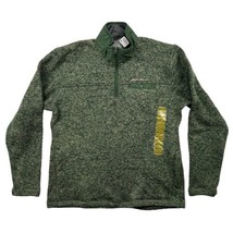 Eddie Bauer Men&#39;s Chest Pocket 1/4 Zip Sweater Fleece Pullover Medium Gr... - $17.81