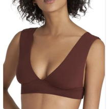 Billabong Sol Searcher Plunge Bralette Bikini Top | XL Coco Berry NWT - $24.75