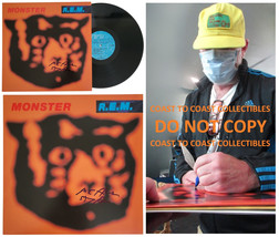 Michael Stipe Signed R.E.M. Monster Album COA Proof Autographed Vinyl Record - £1,362.35 GBP