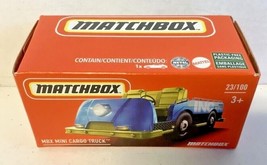 New Mattel HFV23 Matchbox Power Grabs Mbx Mini Cargo Truck 23/100 Die-Cast Car - £5.39 GBP