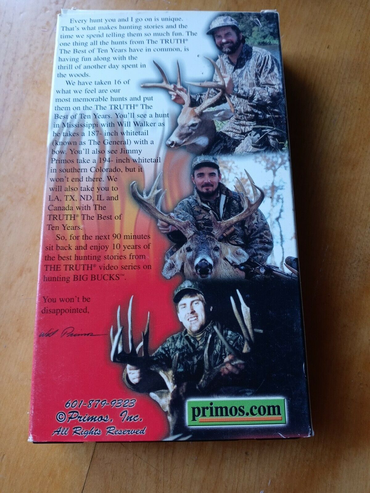 The Truth The Best Of Ten Years Big Bucks VHS Mossy Oak Item image 3