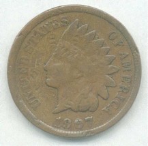 1907 Indian Head Cent - £6.33 GBP