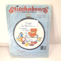 Dimensions Stitchabears Cross Stitch Kit 1988 Lucy Bear Vintage NOS Bubb... - $12.11