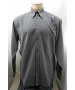 Zante Woven in Italy Grey Iridescent Buttons Long Sleeve Shirt - Men&#39;s M - $18.95