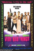 1998 VERY BAD THINGS Peter Berg Jon Favreau Movie Promotional Poster 13x20 - $13.99