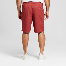 Goodfellow &amp; Co™~ Men&#39;s 40 Shorts ~ Flat Front ~ Cotton ~ Sante Fe Rose ... - £20.58 GBP