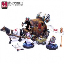3D Printed STL Miniatures Battlefield Medic Set 28mm - 32mm War Gaming D&amp;D - $7.49+