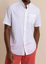 Southern Tide men&#39;s intercoastal beach voyager shirt in Classic White - size XL - $71.28