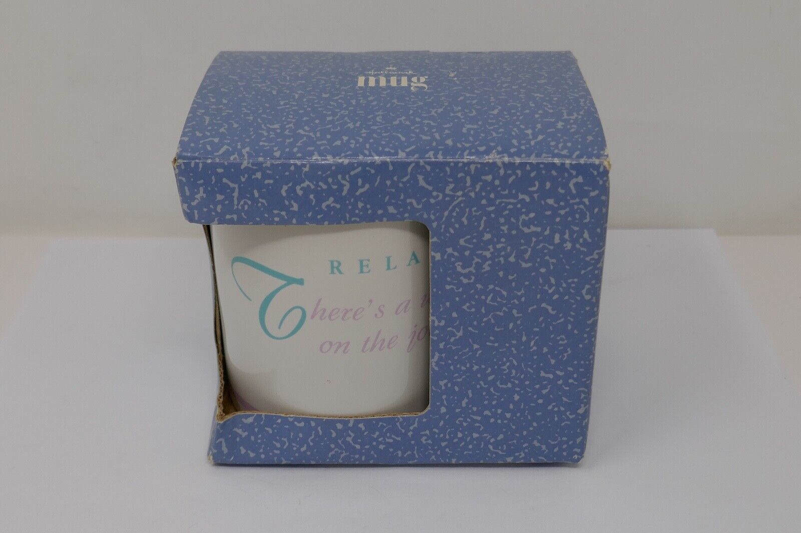 Hallmark Relax, There&#39;s A Woman On The Job Coffee Tea Cup Mug - $17.99