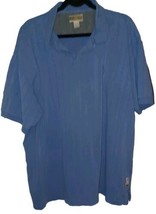 Original Island Sport Polo Shirt Men&#39;s XXL Short Sleeve Blue - $13.99