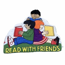 Tomie DePaola Banner Read With Friends 1997 Vintage Demco 31x38” - £37.74 GBP