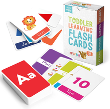Alphabet Flash Cards For Toddlers 2-4 Years Learn Colors Number 58 Picture Cards - £14.39 GBP