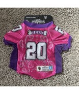 New Authentic SNOOP DOGG Game Day Dog Shirt Jersey Size Small Pink 20 Ap... - $404.25 MXN