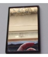 Vintage Carriage Court Black Compact Purse Mirror - $5.47 CAD