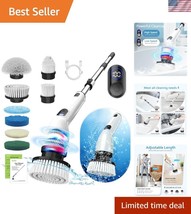 Electric Spin Scrubber with 8 Brush Heads - Cordless Waterproof Cleaning... - $1,400.96 MXN