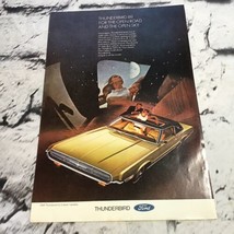 Vintage 1969 Print Ad ‘69 Ford Thunderbird Open Road Open Sky Advertising Art - £7.87 GBP