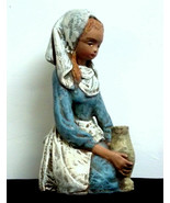 Girl with Vase Borzo Stone Sculpture Made in Holland - £27.42 GBP