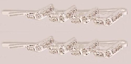 Caravan Mountains And Valleys Created With Crystal Rhinestone In This Bobby Pin
