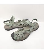 KEEN Rose Sandals Women 10M EU 40.5 Green Adjustable Straps Cushioned Hi... - $40.49