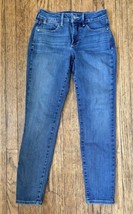 NYDJ Not Your Daughters Jeans Clarissa Ankle 0 Blue Whisker Wash Preppy ... - $14.85