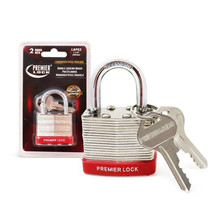 Premier Lock CL01 2&quot; Preset Combination Padlock Hardened Shackle Stainle... - £8.65 GBP